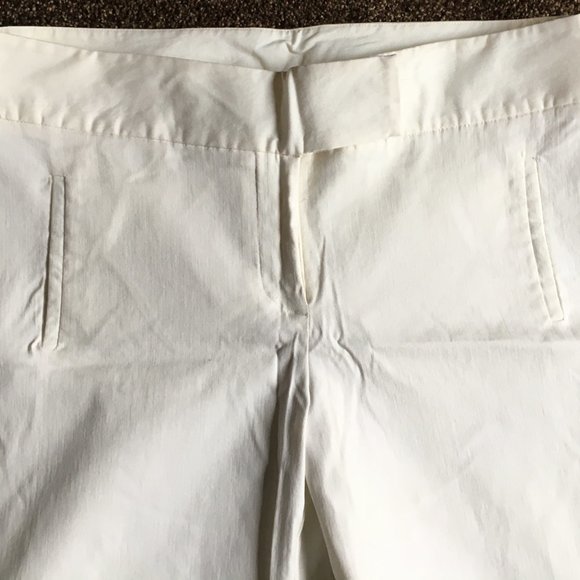 Women's Off White Ruby Rd Pants Slacks Front Zip Size 12 - Picture 2 of 7